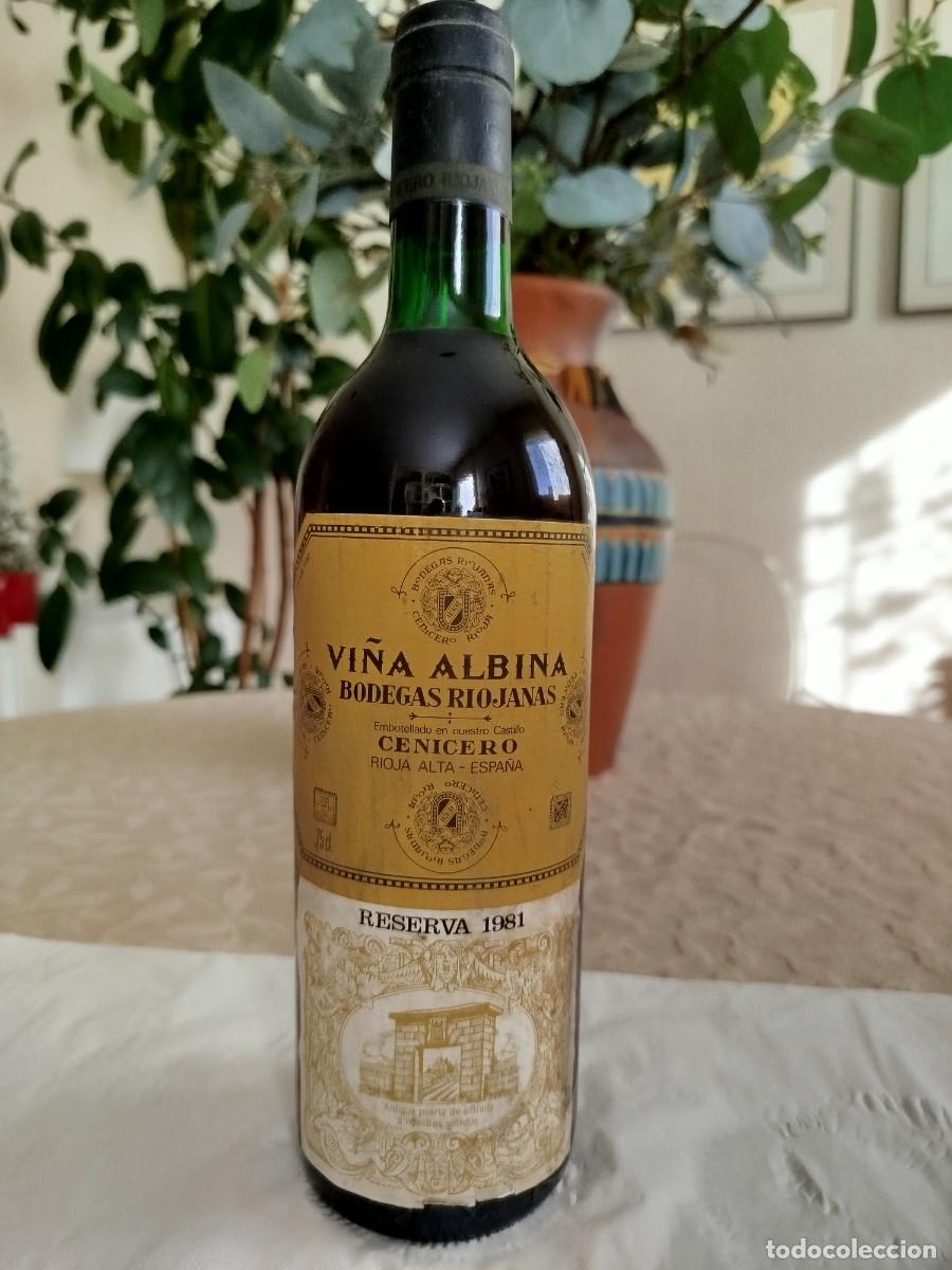Coleccionismo de vinos y licores: Rioja Vi&ntilde;a Albina Reserva 1981