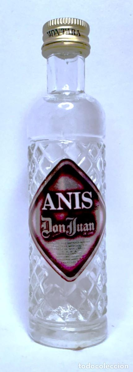 Coleccionismo de vinos y licores: BOTELLIN ANIS DON JUAN