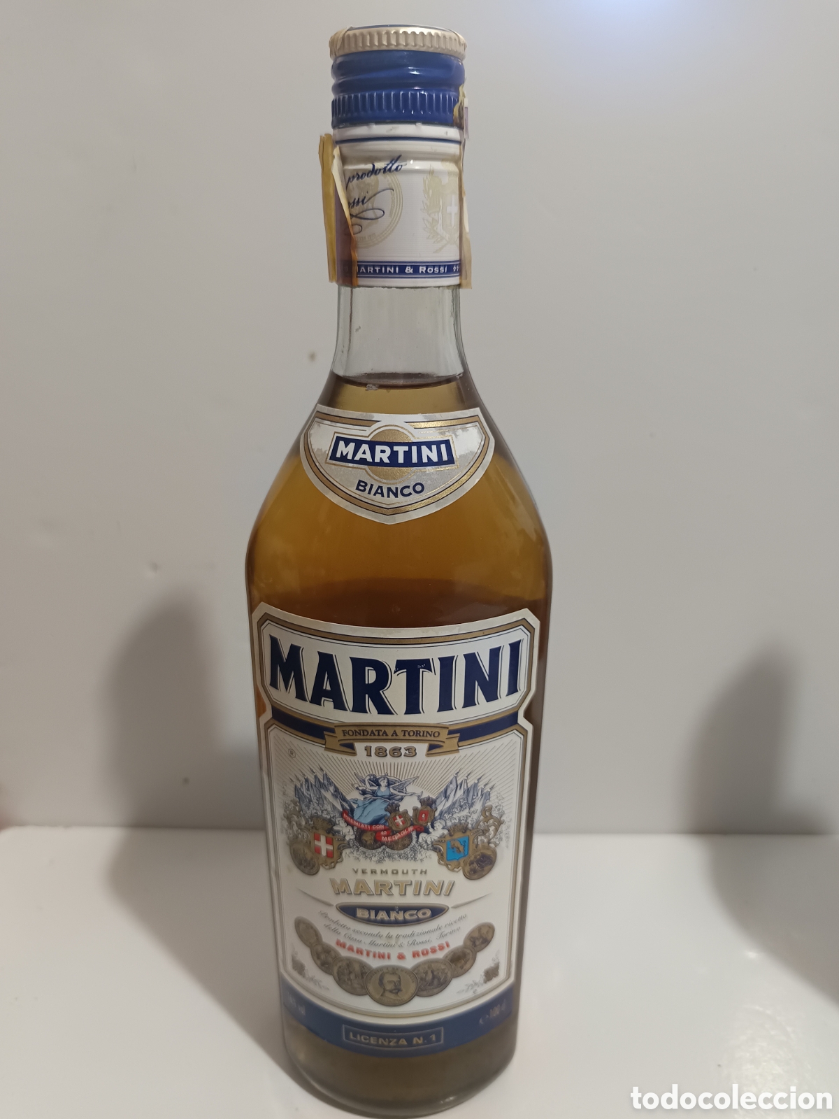 Coleccionismo de vinos y licores: Bottiglia MARTINI Bianco del 1980