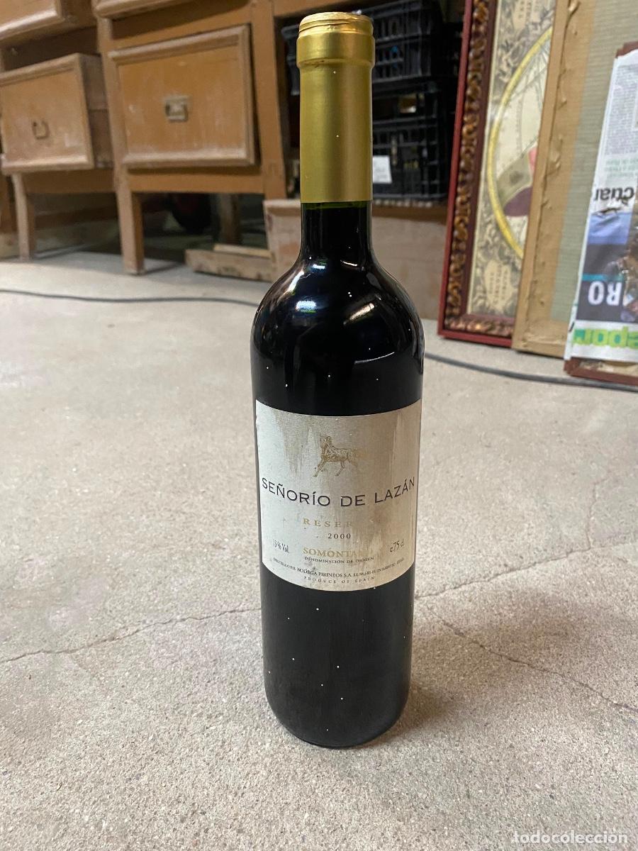 Coleccionismo de vinos y licores: Botella vino somontano se&ntilde;or&iacute;o de lazan reserva 2000