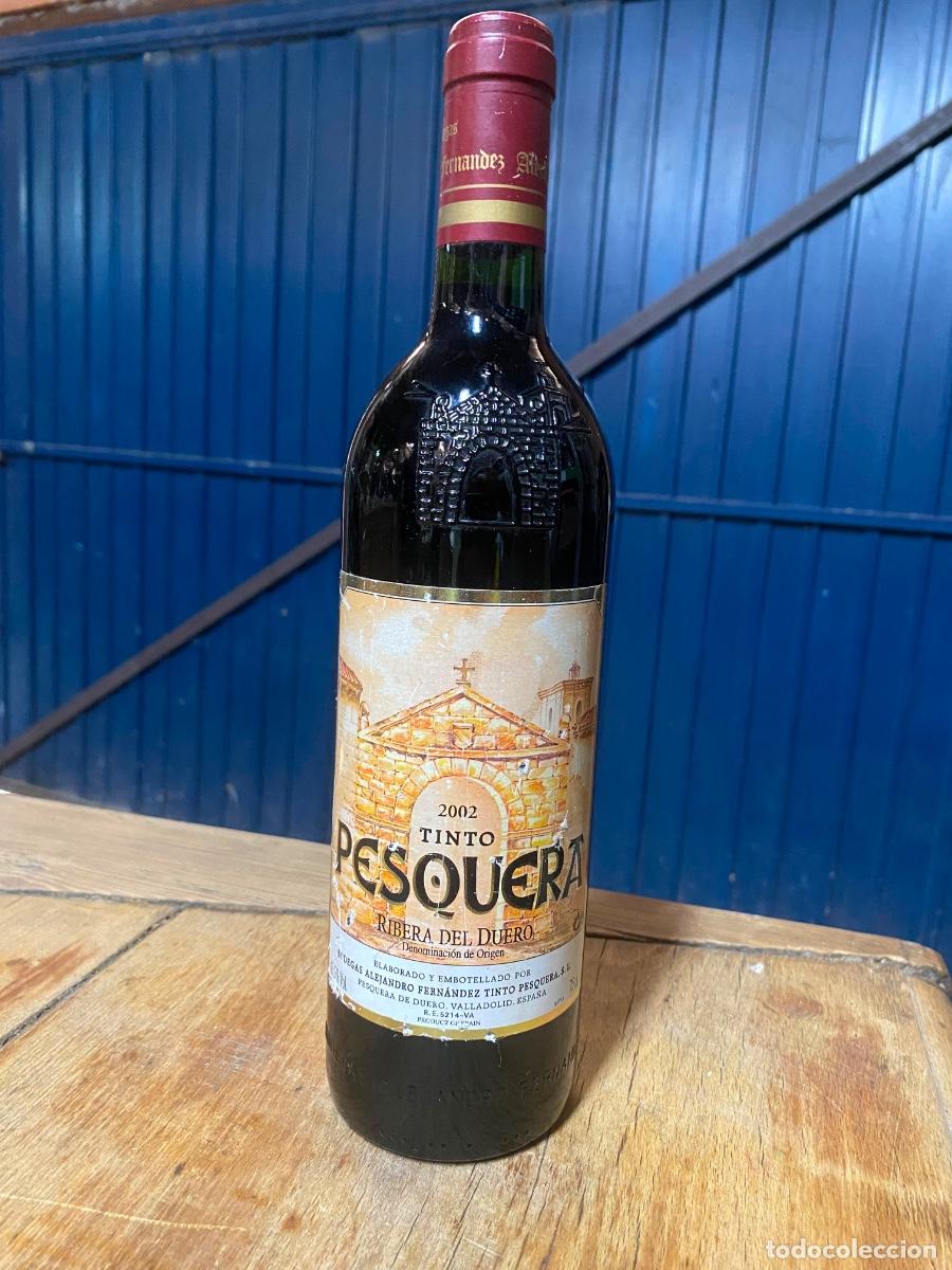 Coleccionismo de vinos y licores: Botella vino pesquera crianza tinto 2002