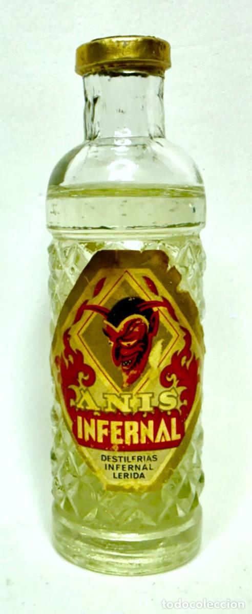 Coleccionismo de vinos y licores: BOTELLIN ANIS INFERNAL