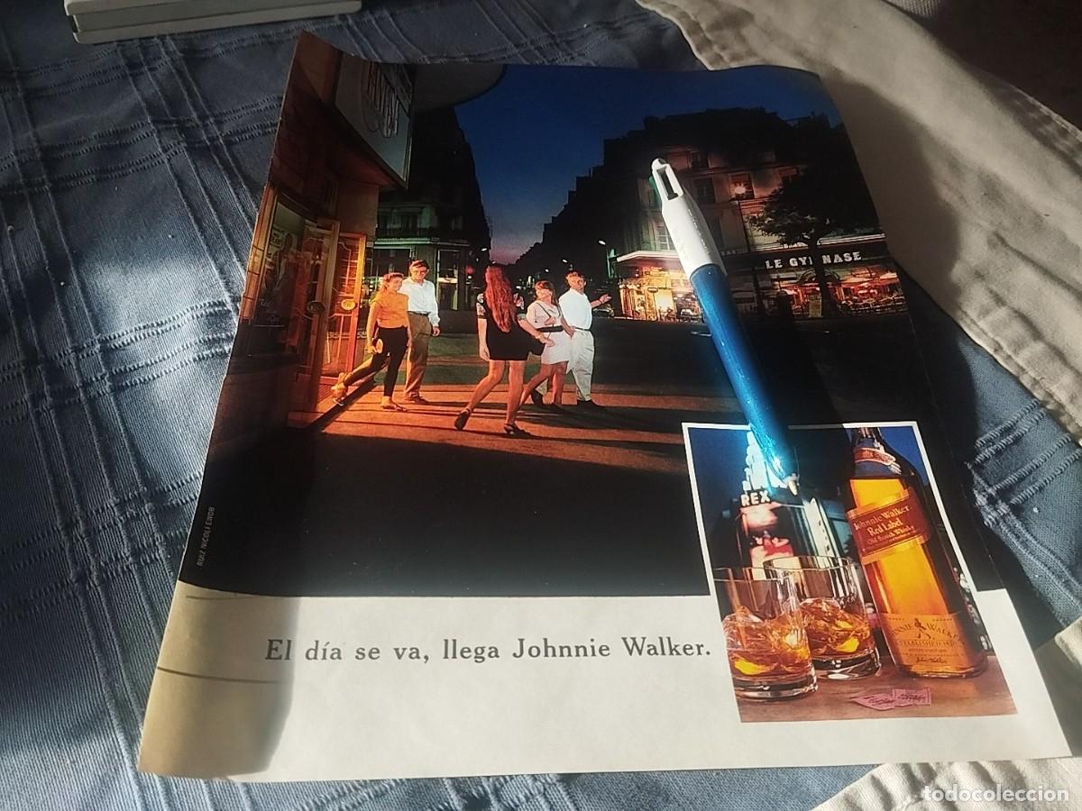 Coleccionismo de vinos y licores: WHISKY JOHNNIE WALKER ANUNCIO PUBLICIDAD REVISTA 1991