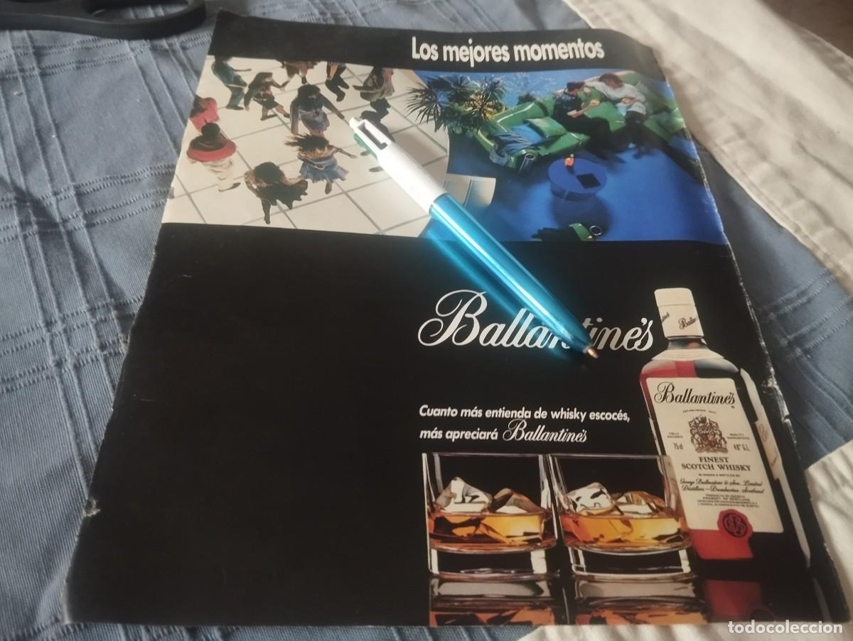 Coleccionismo de vinos y licores: WHISKY BALLANTINE'S ANUNCIO PUBLICIDAD REVISTA 1989