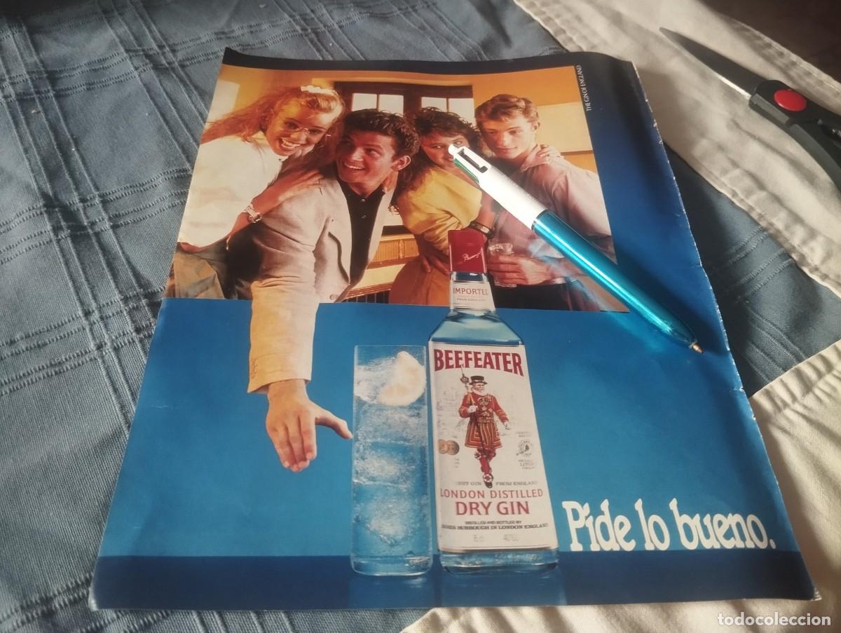 Coleccionismo de vinos y licores: GINEBRA BEEFEATER ANUNCIO PUBLICIDAD REVISTA 1989