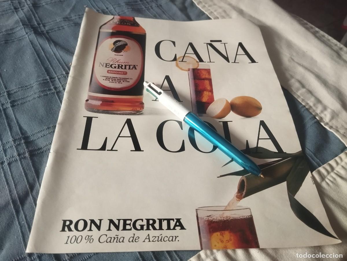 Coleccionismo de vinos y licores: RON NEGRITA REVERSO LICOR COINTREAU ANUNCIO PUBLICIDAD REVISTA 1989