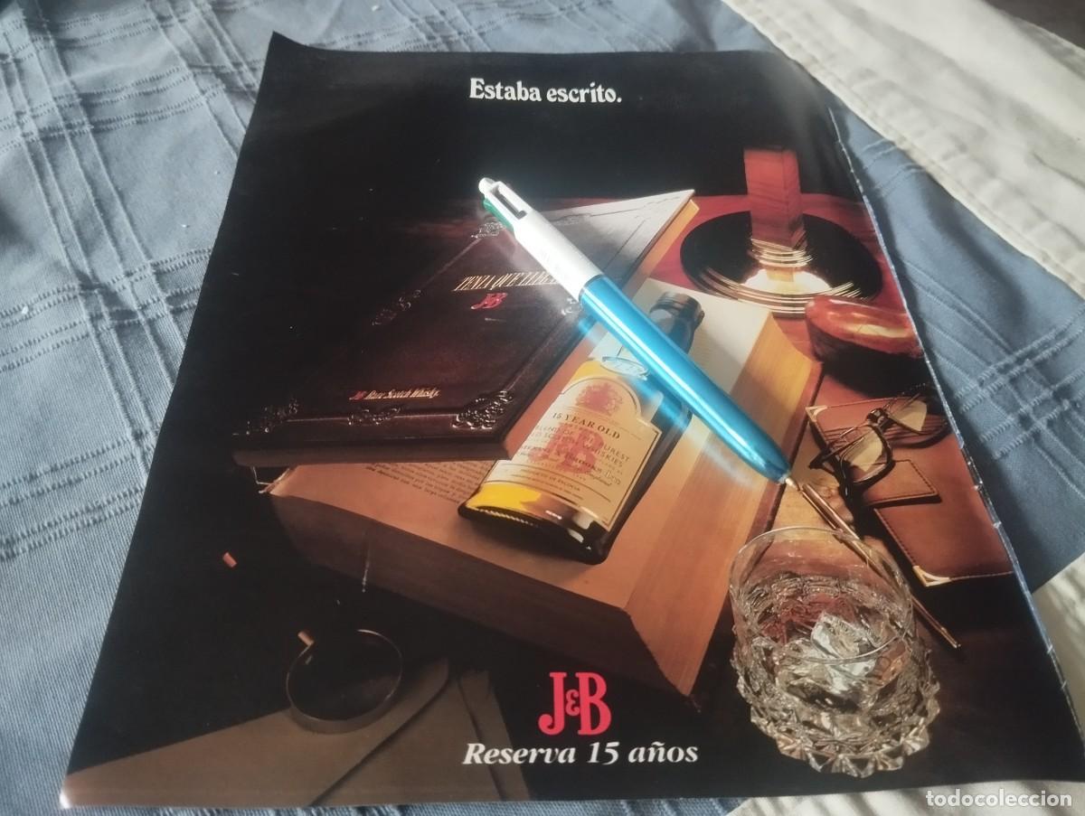 Coleccionismo de vinos y licores: WHISKY JB J&B REVERSO LOEWE PERFUME HOMBRE ANUNCIO PUBLICIDAD REVISTA 1989 BONITO PARA ENMARCAR
