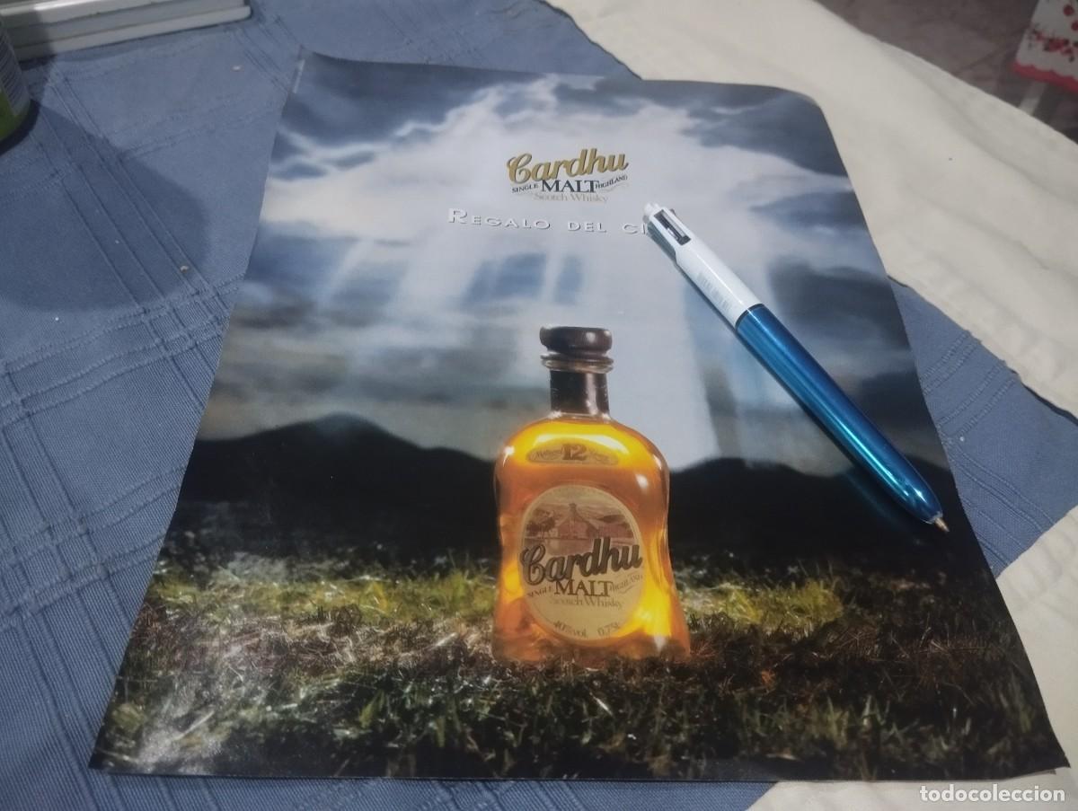 Coleccionismo de vinos y licores: WHISKY CARDHU MALT ANUNCIO PUBLICIDAD REVISTA 1989 BONITO PARA ENMARCAR