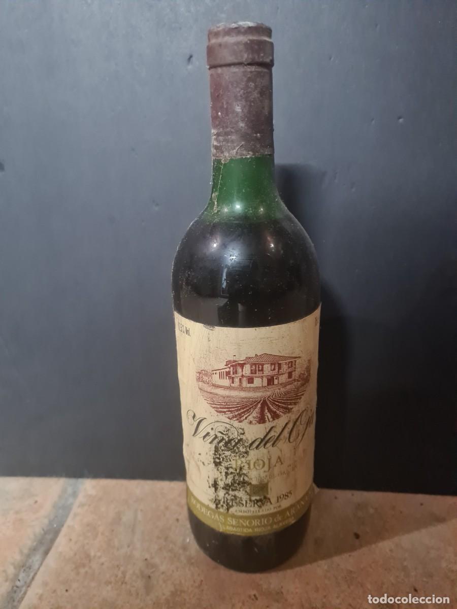 Coleccionismo de vinos y licores: Botella Vino Rioja Vi&ntilde;a del Oja Reserva 1985 - Bodegas Se&ntilde;or&iacute;o de Arana