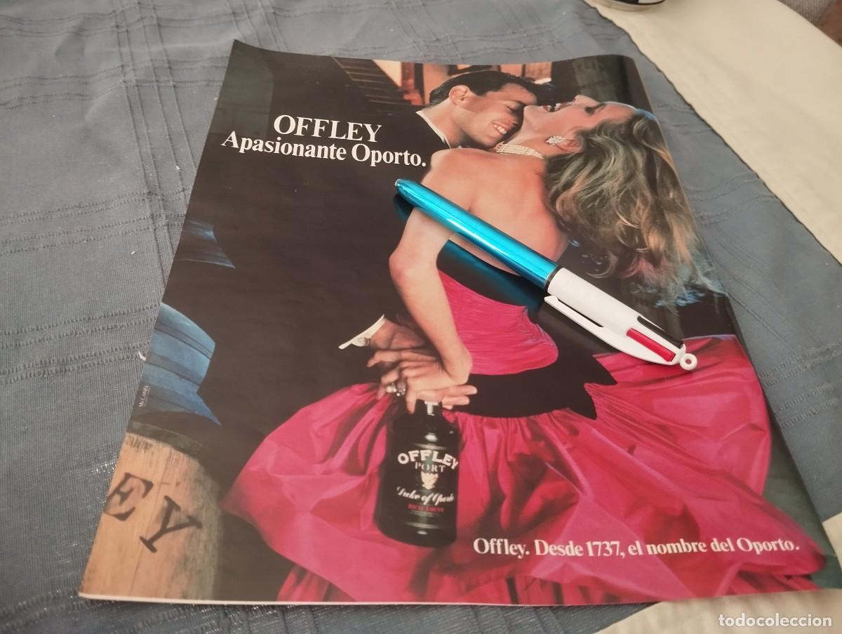 Coleccionismo de vinos y licores: OPORTO OFFLEY ANUNCIO PUBLICIDAD REVISTA 1989 BONITO PARA ENMARCAR