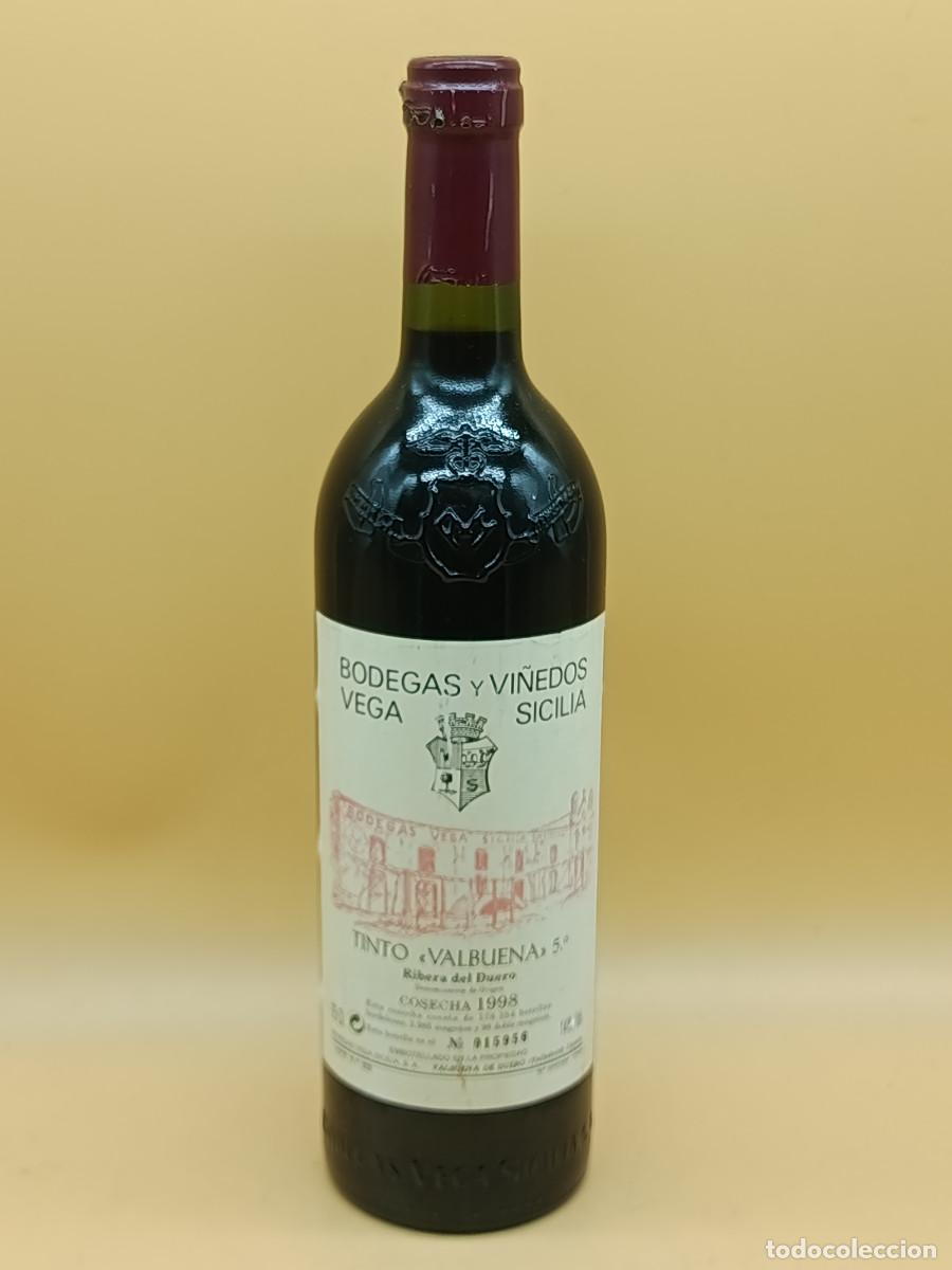 Coleccionismo de vinos y licores: BOTELLA VEGA SICILIA VALBUENA 5&ordm; 1998. 75CL. NUNCA ABIERTA.
