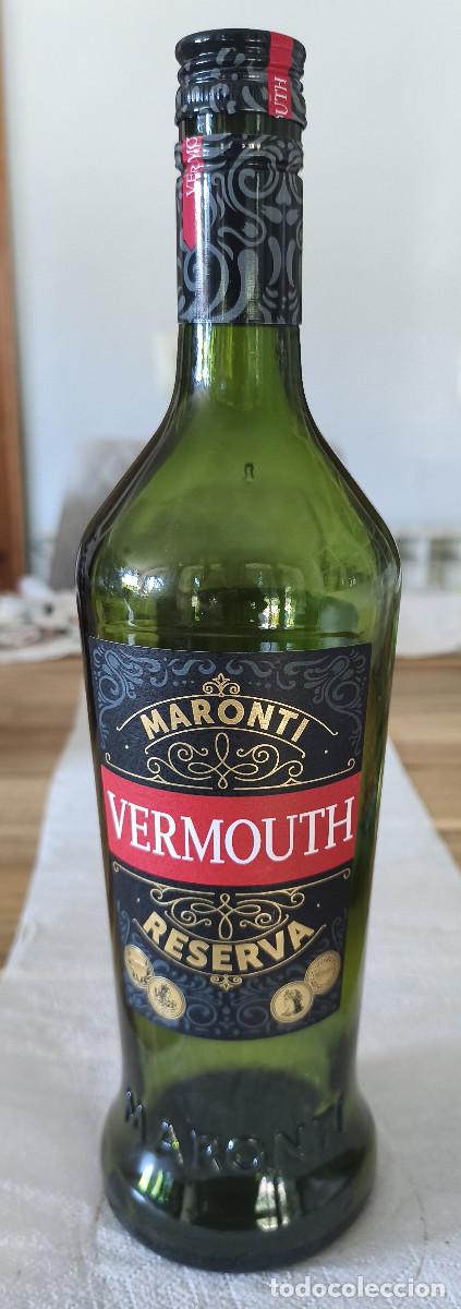 Coleccionismo de vinos y licores: BOTELLA VAC&Iacute;A - VERMOUTH ROJO RESERVA MARONTI - Sant Joan Desp&iacute; ( Barcelona )