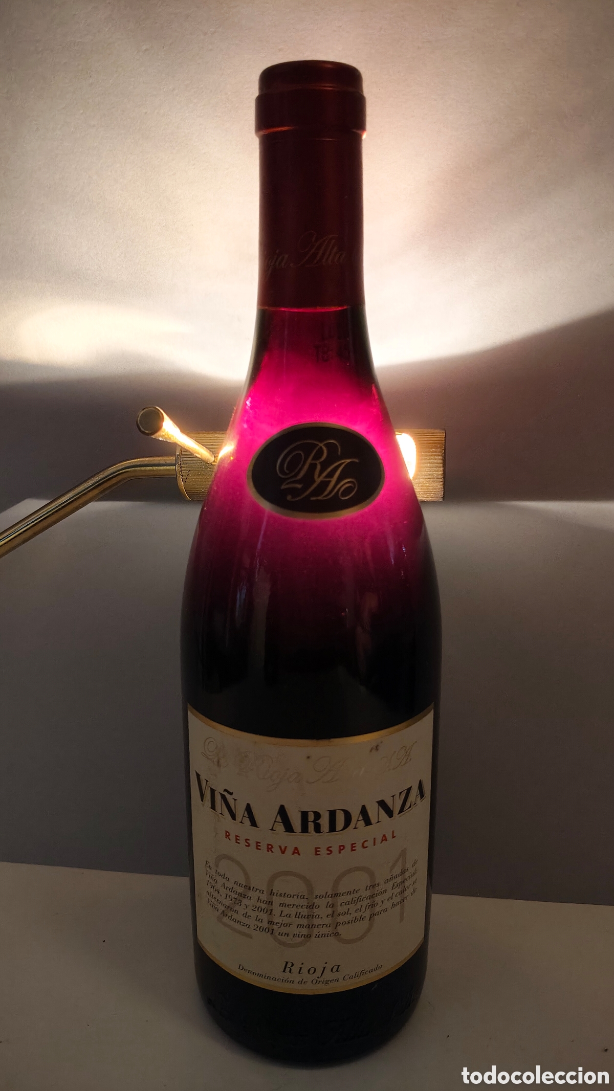 Coleccionismo de vinos y licores: VINO VI&Ntilde;A ARDANZA RESERVA ESPECIAL 2001