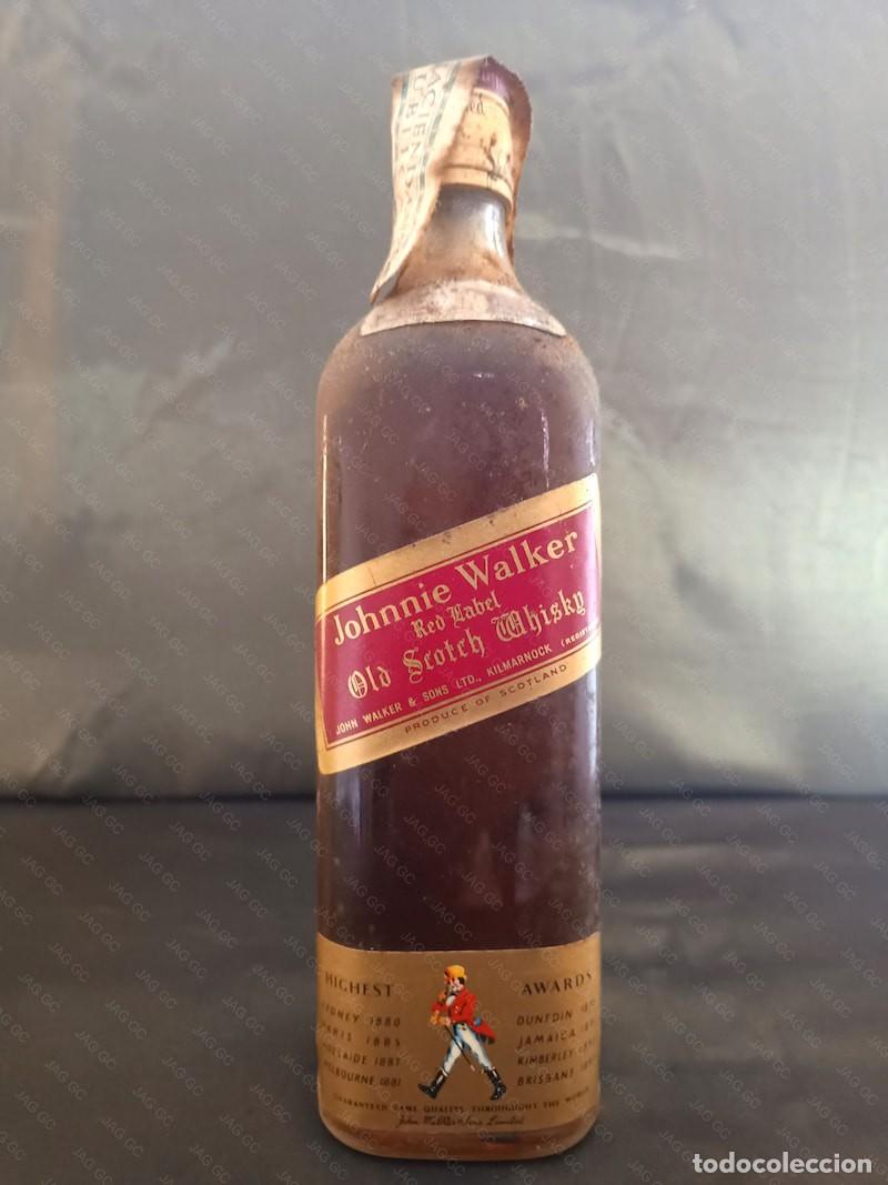 Coleccionismo de vinos y licores: Johnnie Walker Red Label 0,75L. D&eacute;cada 1960/1970. Precinto Intacto (Leer Condiciones Venta)