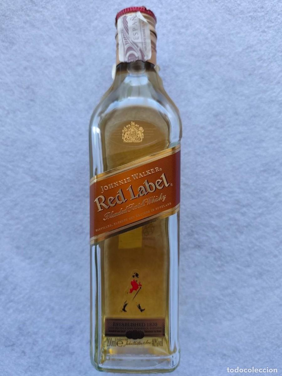 Coleccionismo de vinos y licores: Mini Botella Johnnie Walker Red Label 5cl Colecci&oacute;n