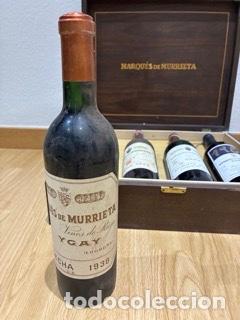 Coleccionismo de vinos y licores: Estuche Vertical Hist&oacute;rico Marqu&eacute;s de Murrieta IGAY, A&ntilde;adas: 1936-1966-1979-1989