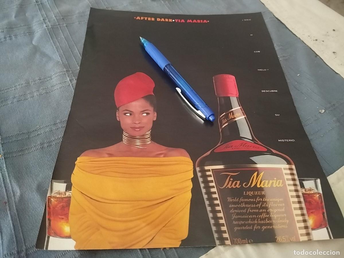 Coleccionismo de vinos y licores: LICOR TIA MARIA ANUNCIO PUBLICIDAD REVISTA 1992 PARA ENMARCAR