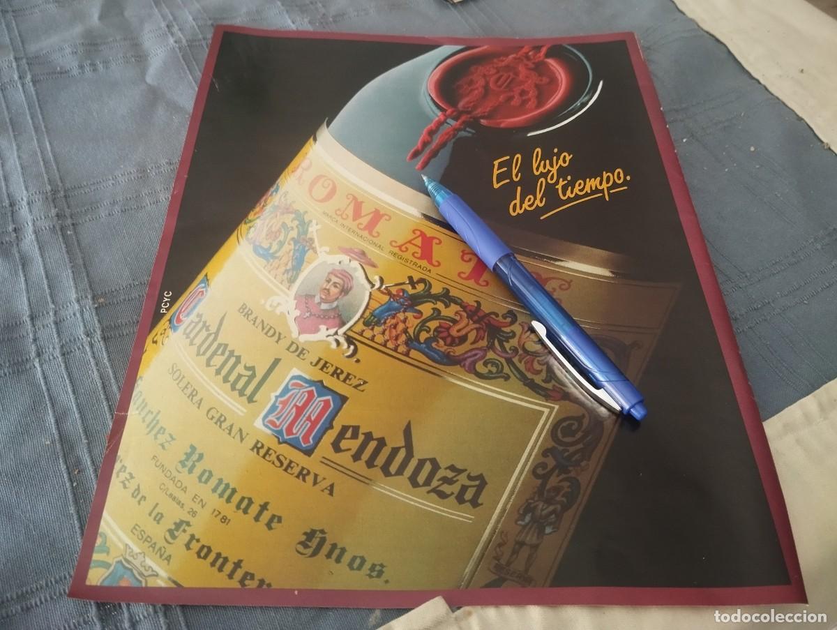 Coleccionismo de vinos y licores: CARDENAL MENDOZA BRANDY DE JEREZ GRAN RESERVA ANUNCIO PUBLICIDAD REVISTA 1992 BONITO PARA ENMARCAR