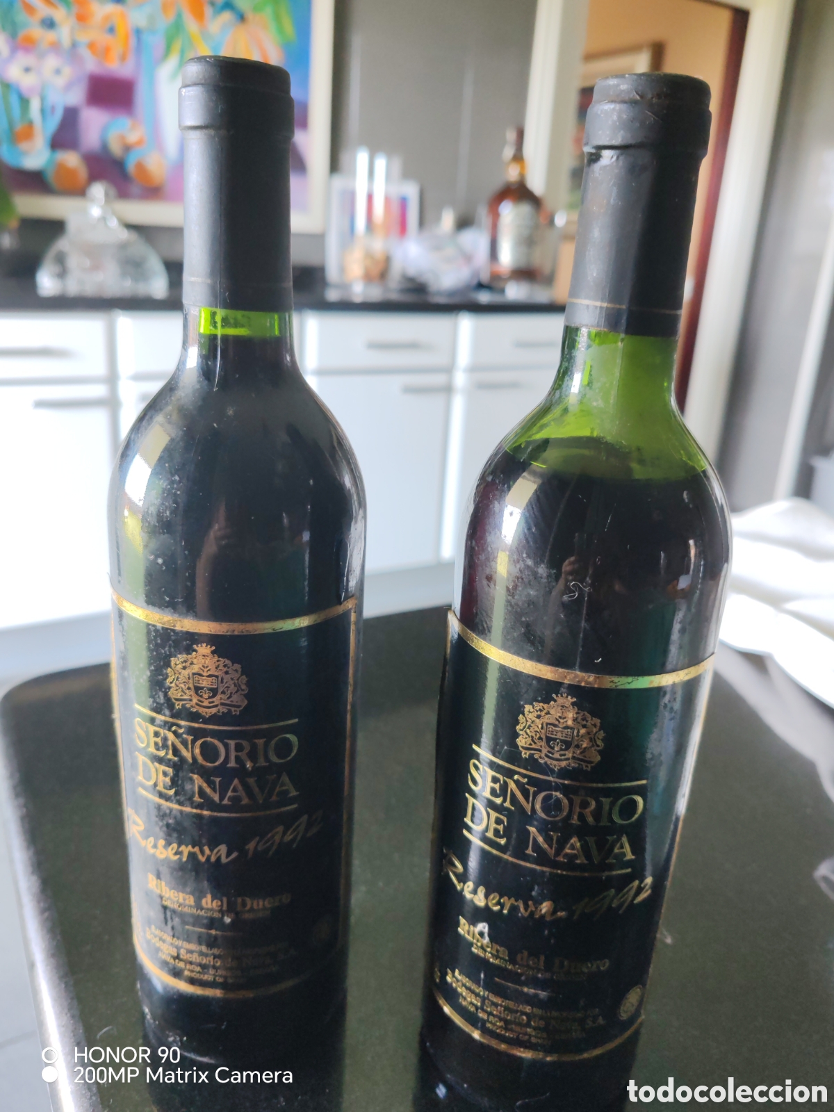 Coleccionismo de vinos y licores: 2 botellas Se&ntilde;or&iacute;o de Nava Reserva 1992 RIBERA del Duero