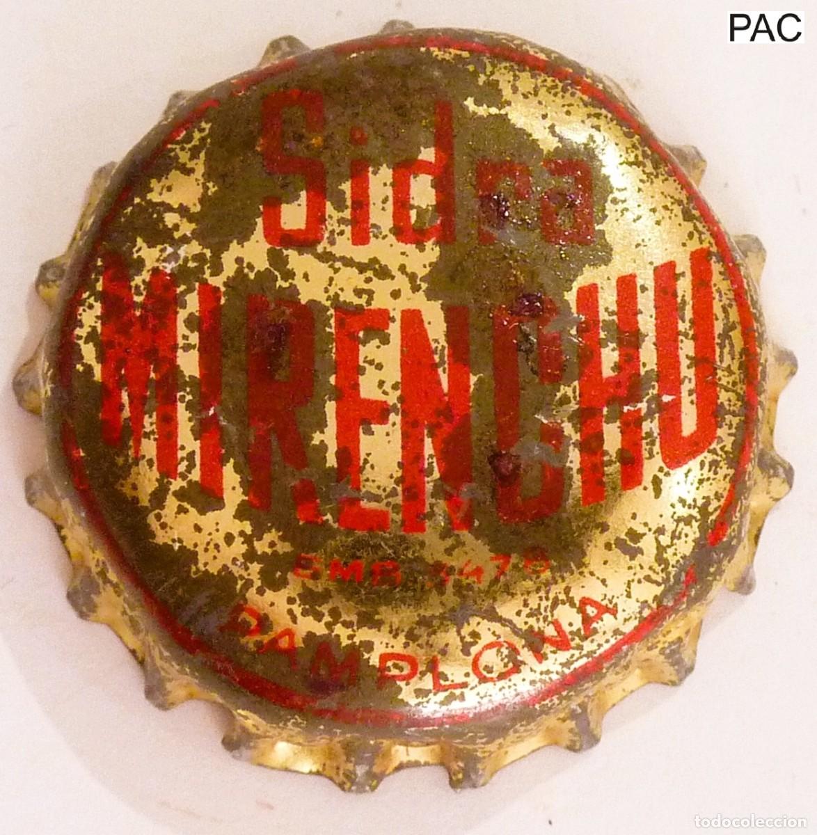Coleccionismo de vinos y licores: Chapa Sidra MIRENCHU xapa kronkorken tappi bottle cap capsule - JV
