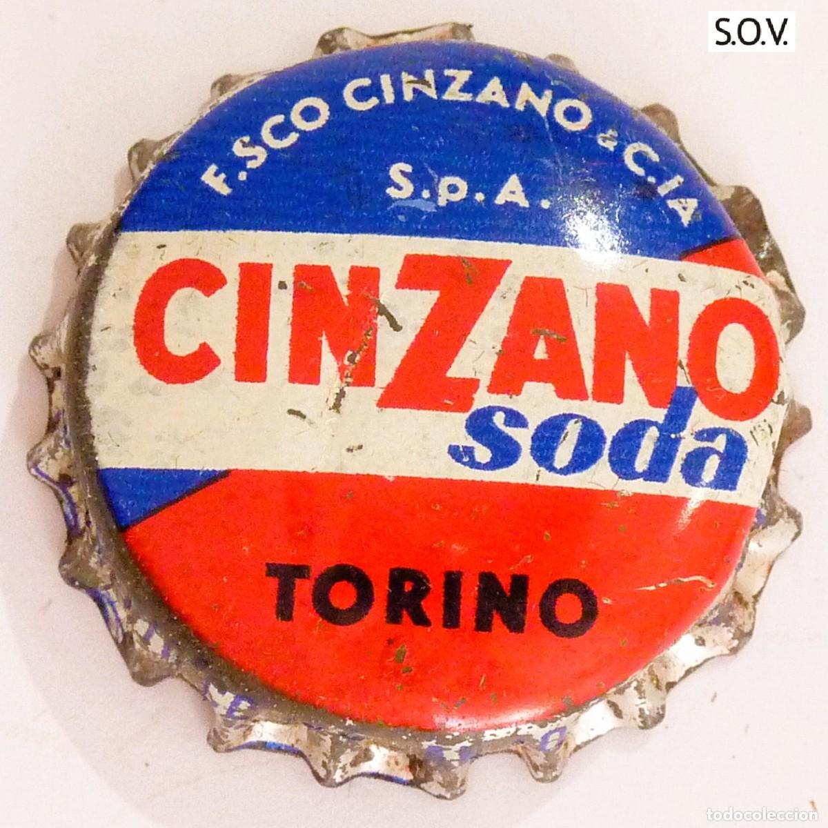 Coleccionismo de vinos y licores: Chapa bitter CINZANO SODA Torino xapa kronkorken tappi bottle cap capsule - JV