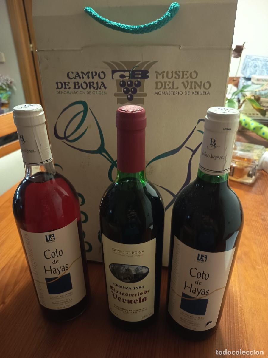 Coleccionismo de vinos y licores: 3 botellas de Vino - Coto de Hayas y Veruelo