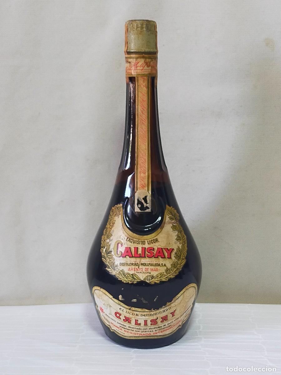 Coleccionismo de vinos y licores: Botella 1 Litro CALISAY Ferroquina. Destilerias Mollfulleda (Arenys de Mar) - Precintada (A&ntilde;os 70)