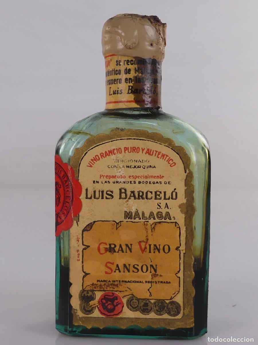 Coleccionismo de vinos y licores: BOTELLA DE VINO LUIS BARCELI MALAGA