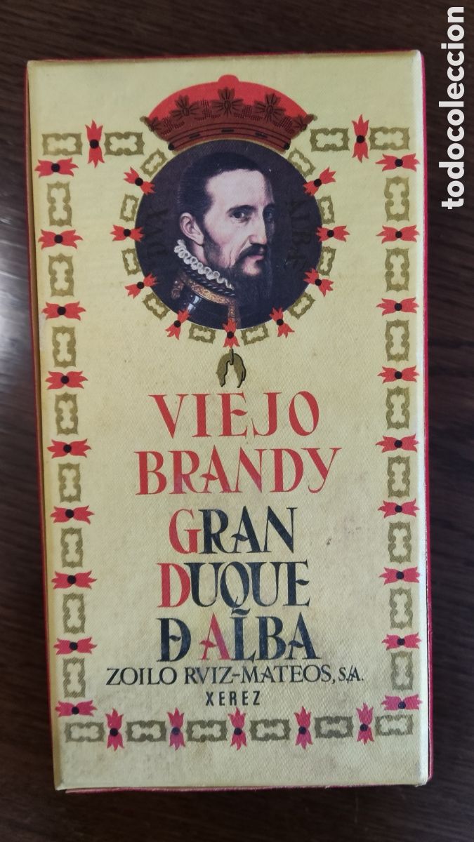 Coleccionismo de vinos y licores: Conjunto brandy viejo Gran Duque de Alba y whiskey Whyte Mackay 21 a&ntilde;os