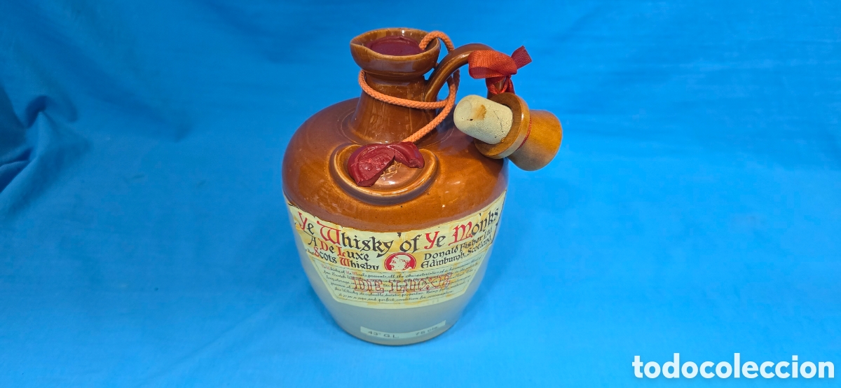 Coleccionismo de vinos y licores: BOTELLA YE WHISKY OF YE MONKS DE LUXE . 75 CL SIN ABRIR. LLENA.