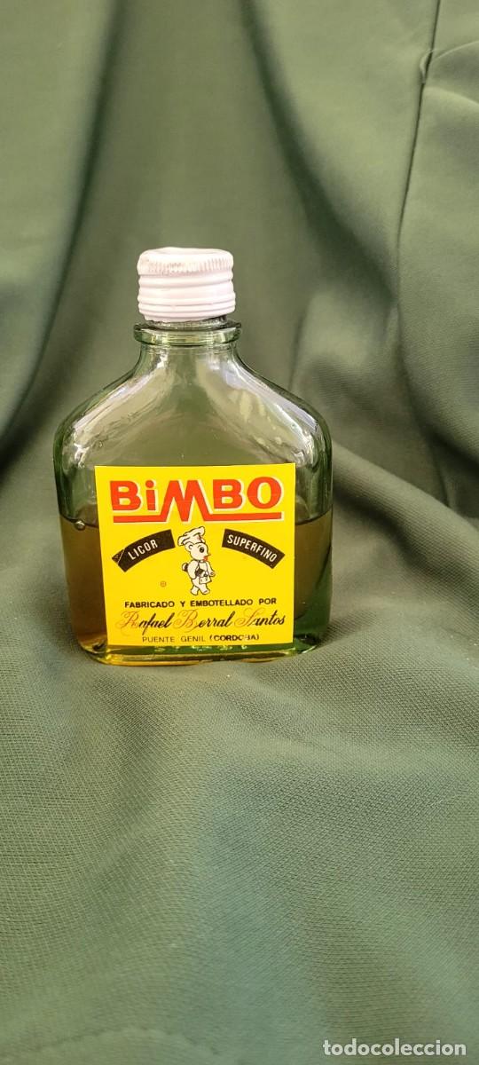 Coleccionismo de vinos y licores: botellita licor superfino BIMBO