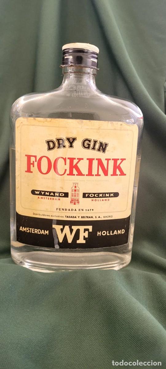Coleccionismo de vinos y licores: Botella Dry Gin Fockink Amsterdam Holland