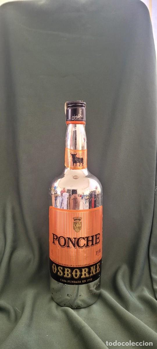 Coleccionismo de vinos y licores: Antigua botella Ponche Osborne 1 litro