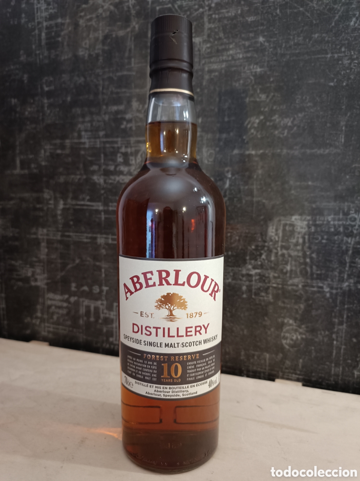 Coleccionismo de vinos y licores: BOTELLA DE WHISKY ABERLOUR FOREST RESERVE 10 A&Ntilde;OS