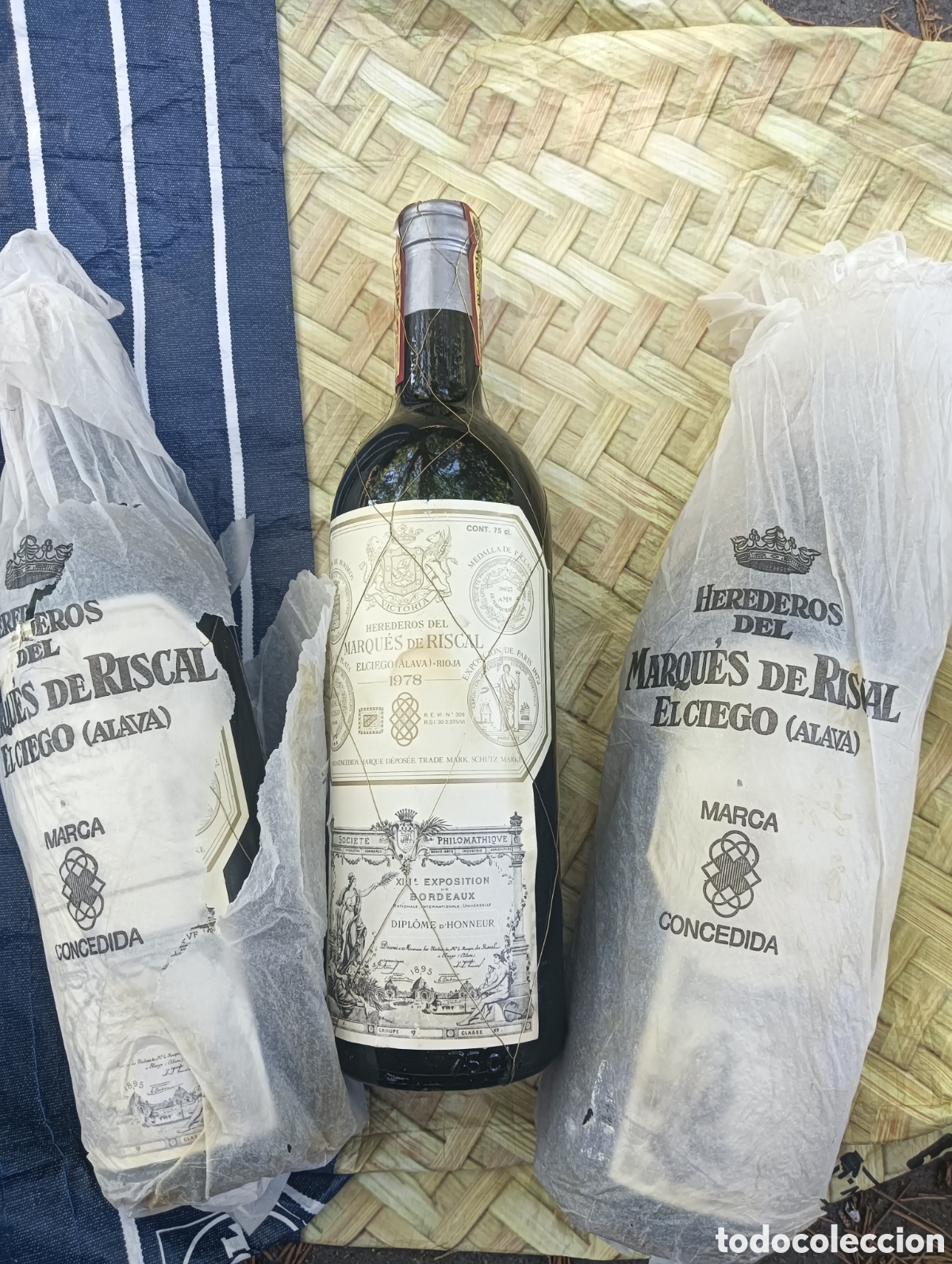 Coleccionismo de vinos y licores: Botellas de vino 1978