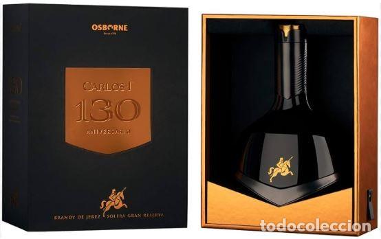 Coleccionismo de vinos y licores: Brandy Osborne Carlos I 130 Aniversario &ndash; Edici&oacute;n Limitada Numerada