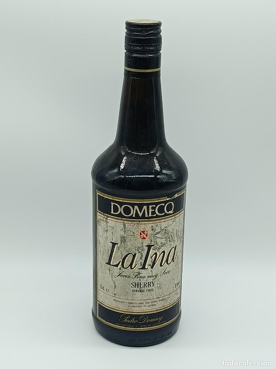 Coleccionismo de vinos y licores: BOTELLA LA INA JEREZ. SHERRY FINO MUY SECO. PEDRO DOMECQ. 75CL. NUNCA ABIERTA.