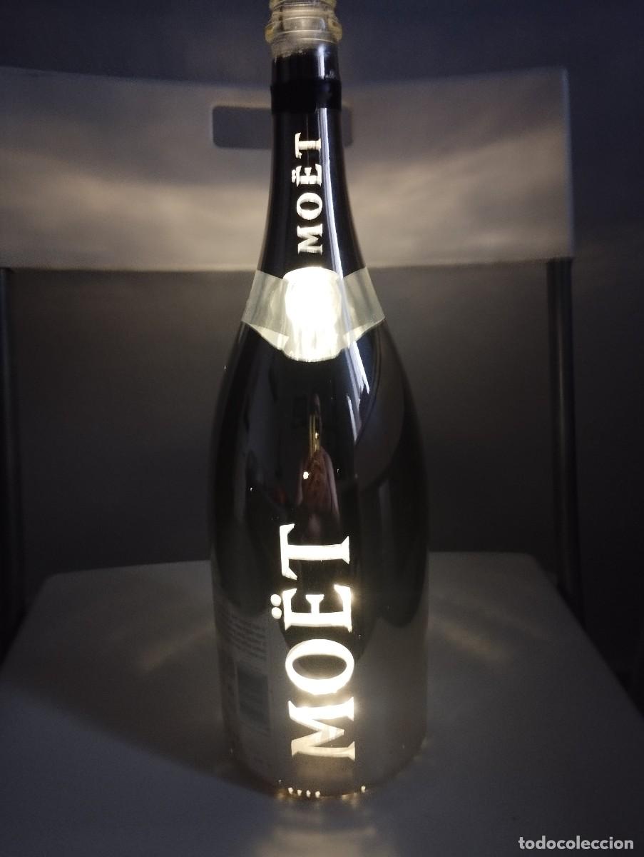 Coleccionismo de vinos y licores: Botella moet y shandon imperial espejo EDICI&Oacute;N LIMITADA