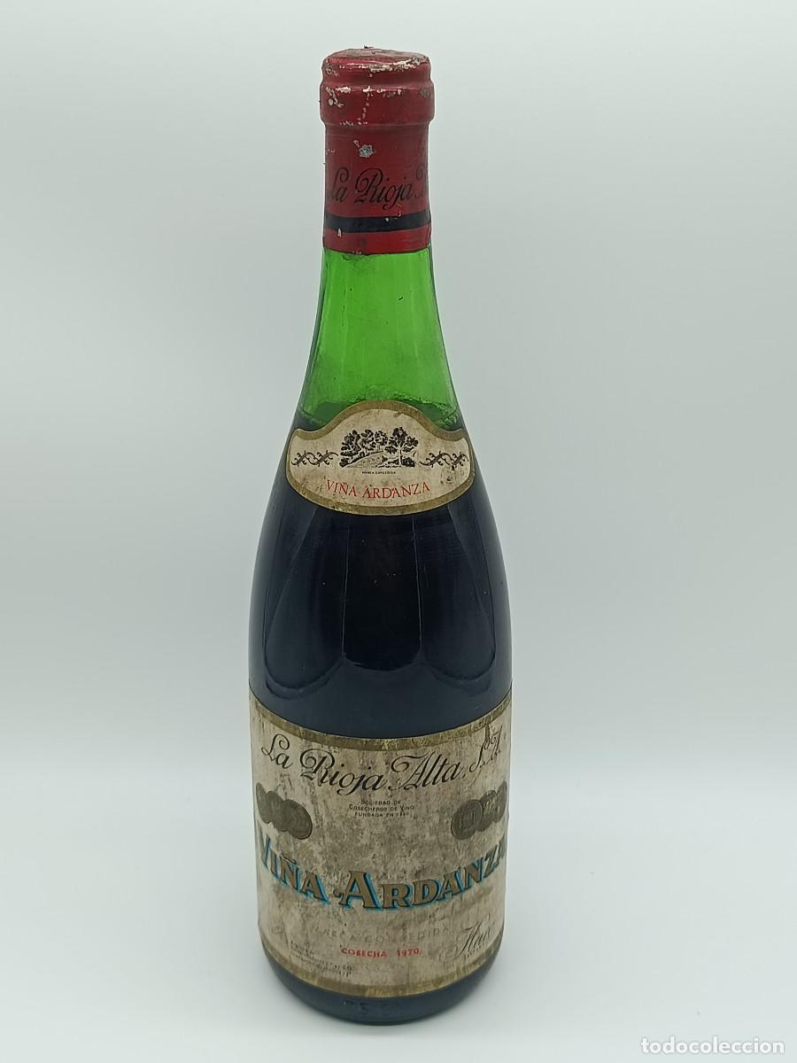 Coleccionismo de vinos y licores: BOTELLA VINO VI&Ntilde;A ARDANZA 1970. LA RIOJA ALTA. RIOJA TINTO. 75CL. NUNCA ABIERTA.