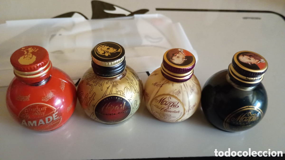 Coleccionismo de vinos y licores: Botellines Mozart licor