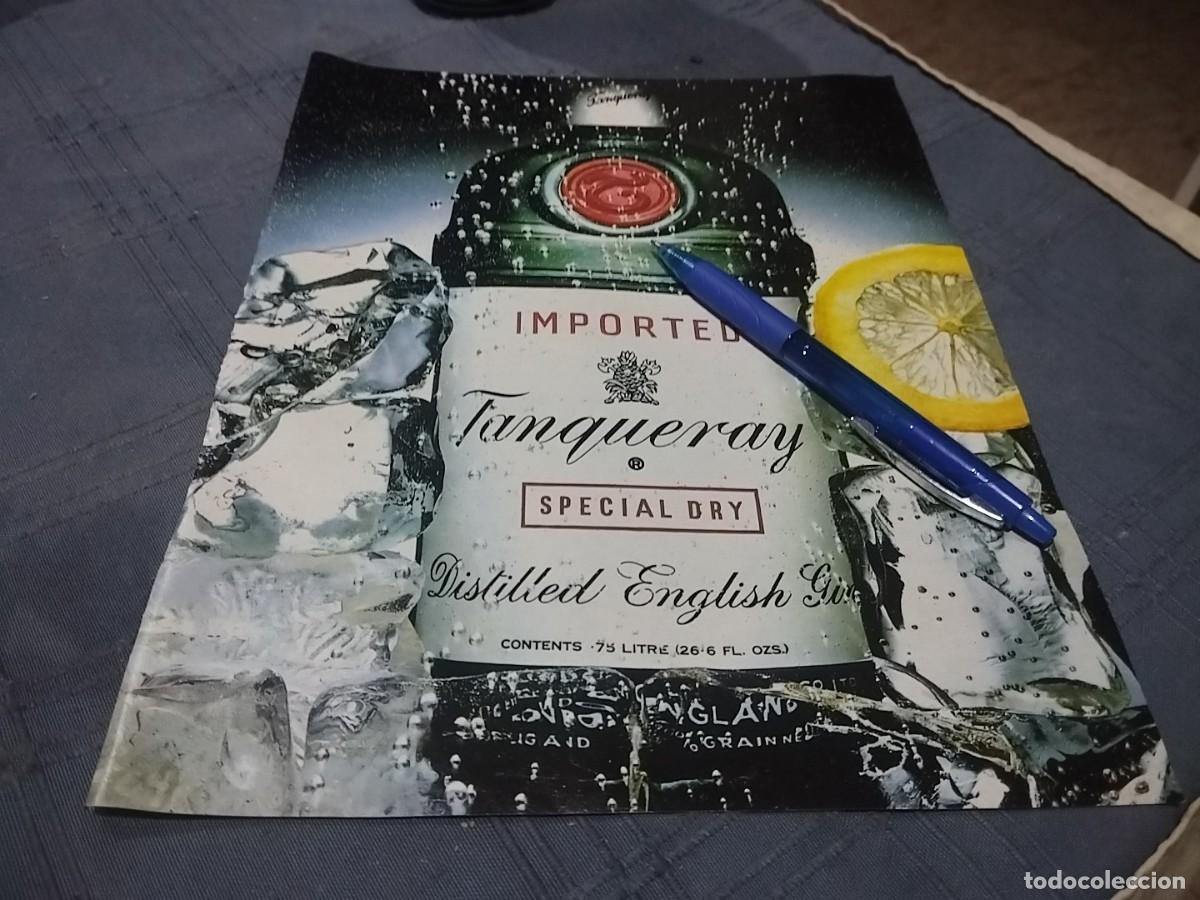 Coleccionismo de vinos y licores: TANQUERAY ANUNCIO PUBLICIDAD REVISTA 1989 BONITO PARA ENMARCAR