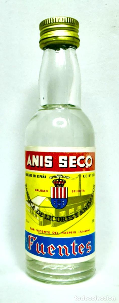 Coleccionismo de vinos y licores: BOTELLIN ANIS FUENTES
