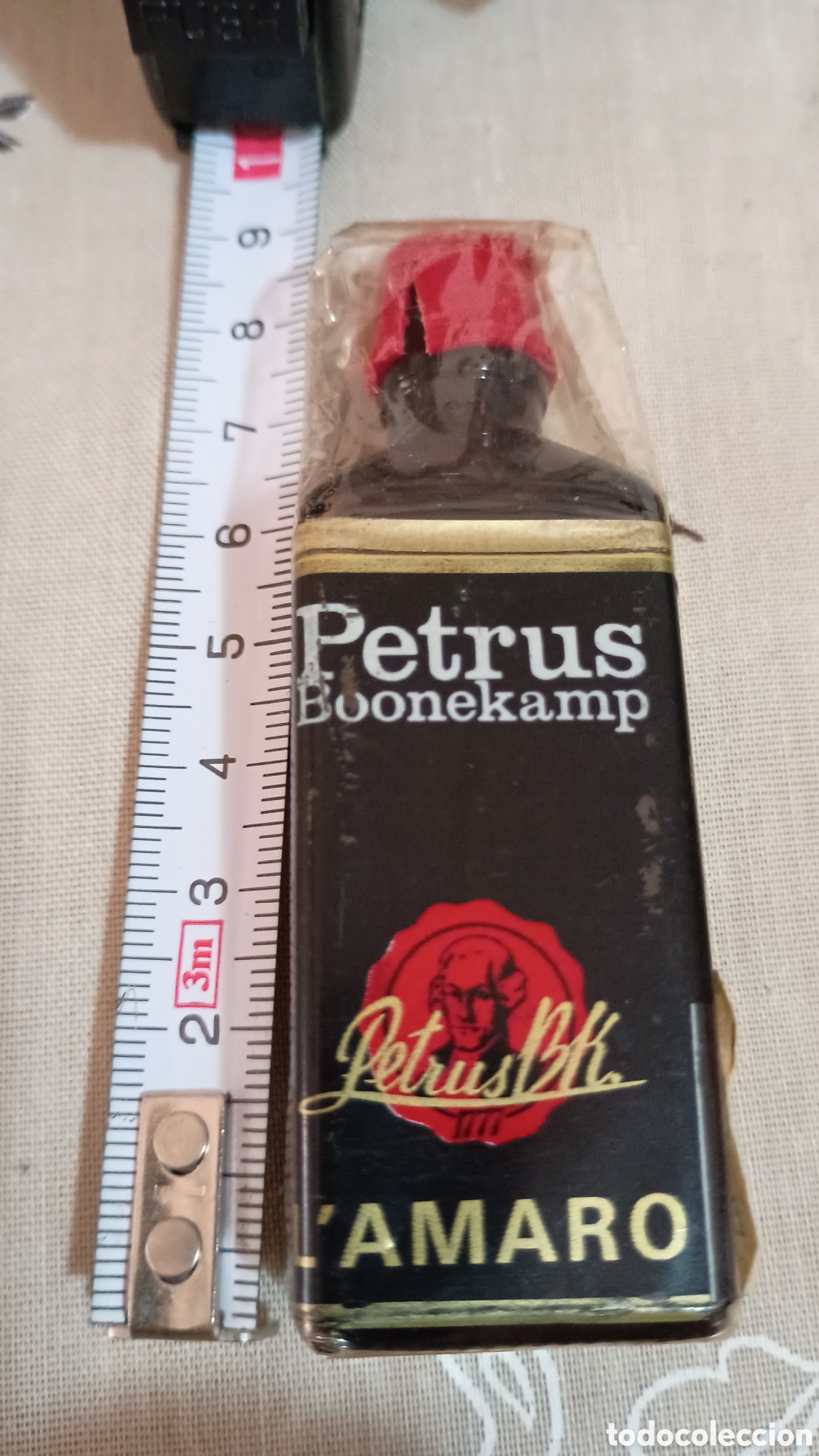 Coleccionismo de vinos y licores: Botellita licor petrus l'amaro