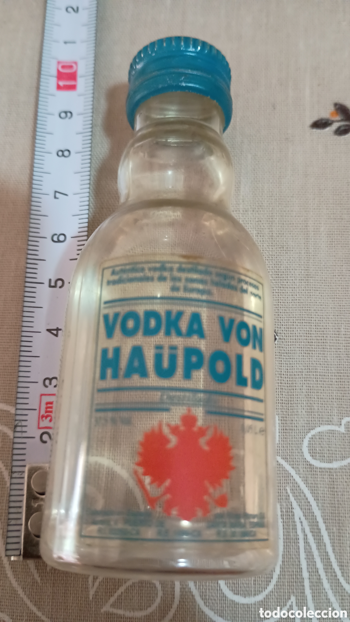 Coleccionismo de vinos y licores: Botellita vodka von-haupold