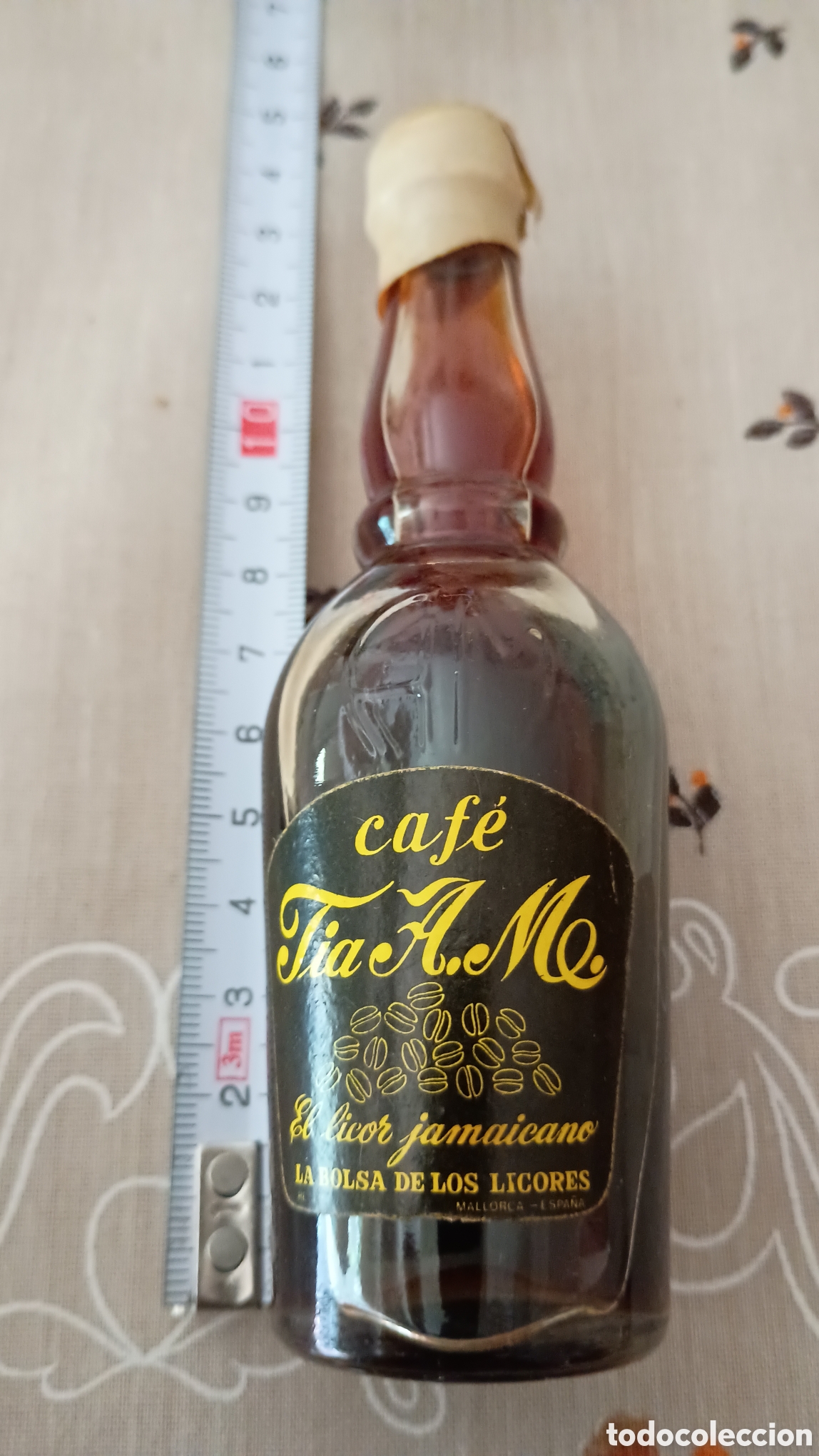 Sammlung von Weinen und Lik&ouml;ren: Botellita licor caf&eacute; t&iacute;a AM