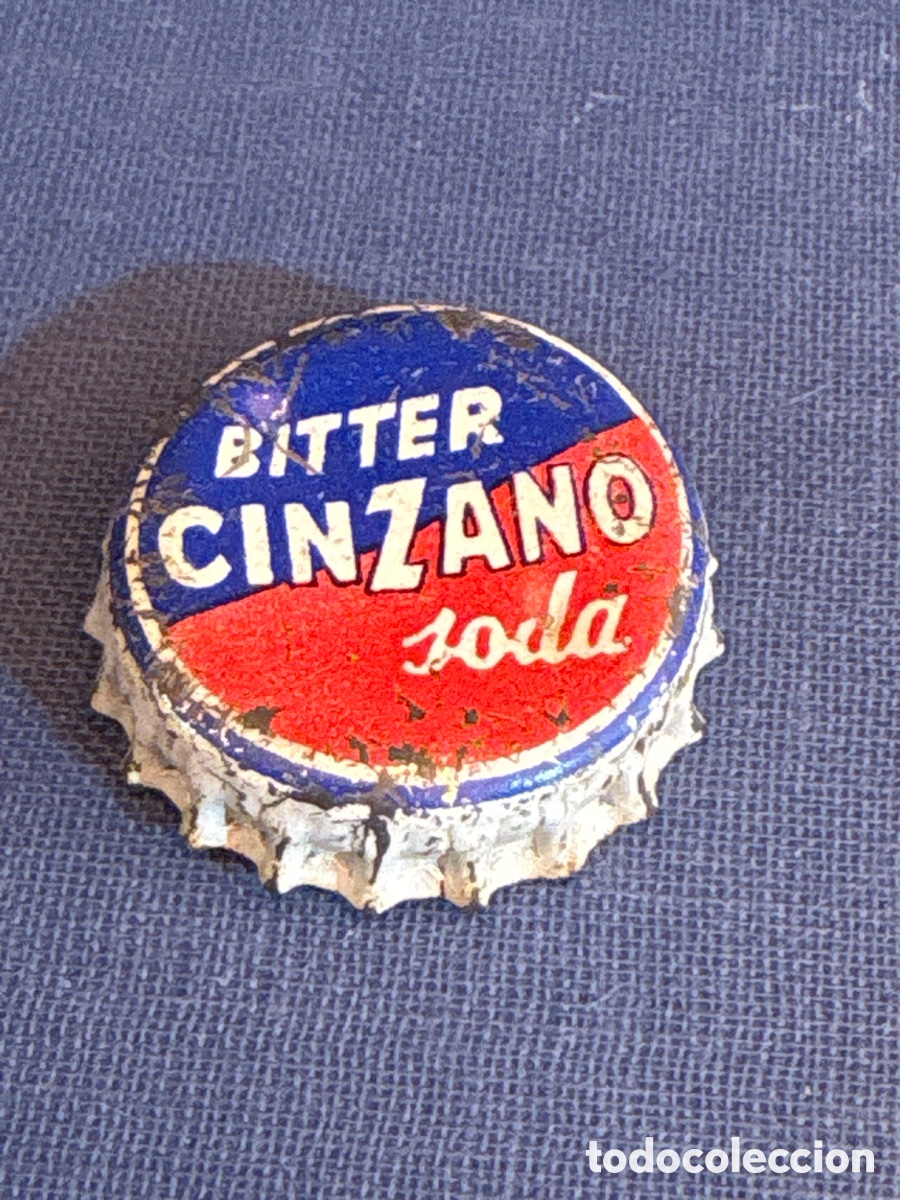 Coleccionismo de vinos y licores: TAPON CHAPA CORONA DE BITTER CINZANO SODA
