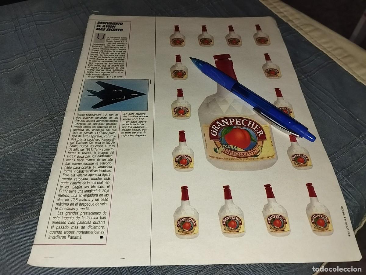 Coleccionismo de vinos y licores: LICOR GRANPECHER ANUNCIO PUBLICIDAD REVISTA BONITO PARA ENMARCAR
