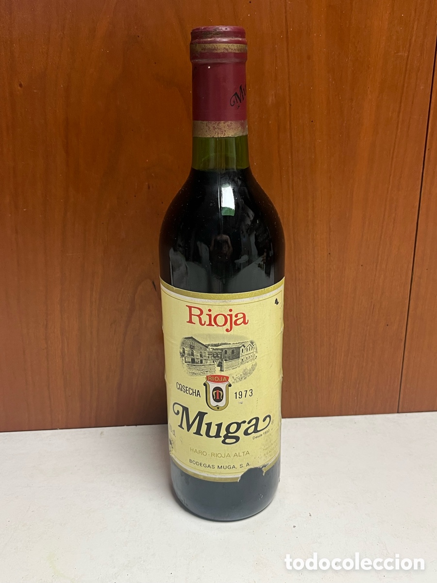 Coleccionismo de vinos y licores: BOTELLA DE VINO MUGA 1973