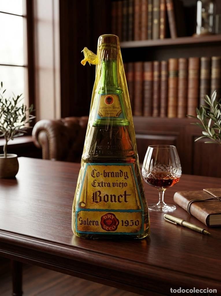 Coleccionismo de vinos y licores: BOTELLA VINTAGE DE BRANDY - Foto 1