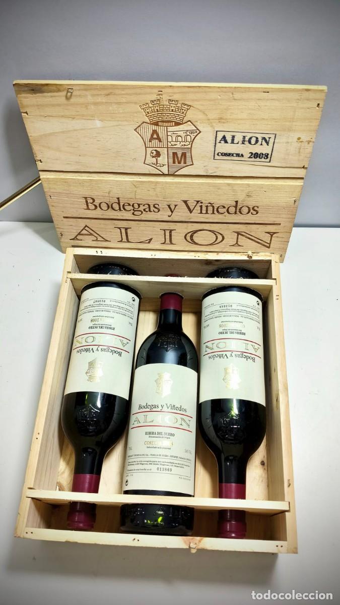 Coleccionismo de vinos y licores: 3 Botellas ALION 2008 Rivera del Duero
